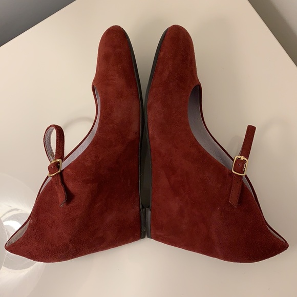 Johnston & Murphy wedges, red - Picture 6 of 10